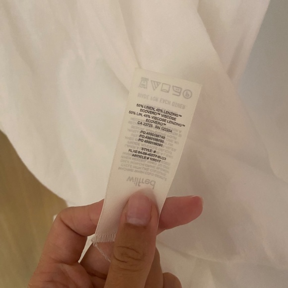 Aritzia Wilfred Shadow Linen Dress - Picture 4 of 4